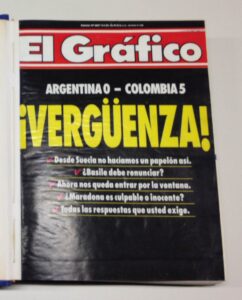 Tapa de El Gráfico: Vergüenza
